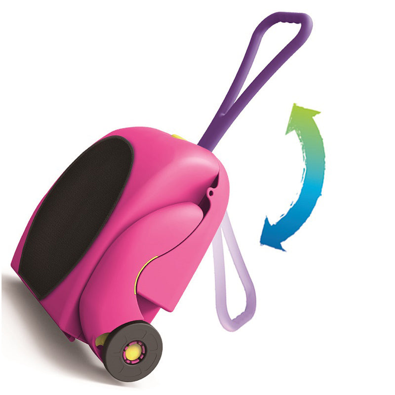 BABY VOYAGE 2-in-1 Kid's Booster Seat & Travel Luggage | Convertible Rolling Carry Case