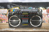 Lasonic Bluetooth Boombox Classic 80s Style Ghetto Blaster I-931BT (Black)