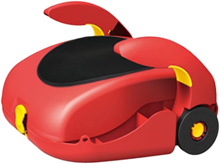 BABY VOYAGE 2-in-1 Kid's Booster Seat & Travel Luggage | Convertible Rolling Carry Case