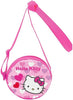 Hello Kitty Round Shoulder Pouch / Bag : Pink Boa