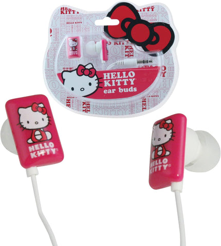 Hello Kitty Earbuds - White/Pink
