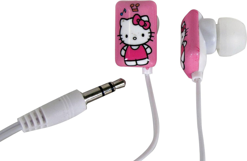 Hello Kitty Earbuds - White/Pink