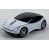 Computer Wireless Mouse Futuristic Car Shape Optical Mice USB 2.4Ghz 2 Button for PC Laptop (Black)